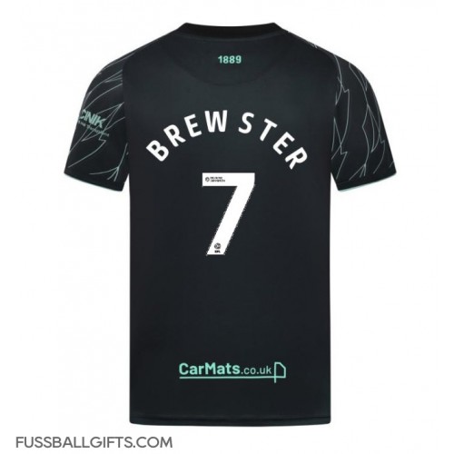 Sheffield United Rhian Brewster #7 Fußballbekleidung Auswärtstrikot 2024-25 Kurzarm